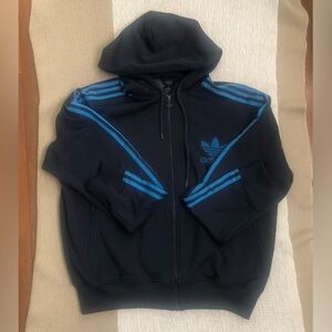 Adidas zip up hooded sweater